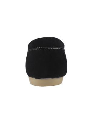 black suede slip on loafer - 14948353 - Standard Image - 3