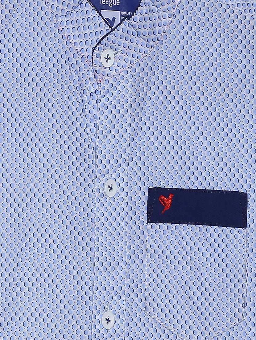 blue cotton shirt - 14951629 - Zoom Image - 3