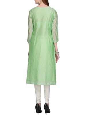 kaanchie nanggia chanderi embroidered kurta - 14952596 - Standard Image - 3