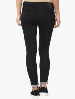 solid black denim jeans - 14954863 - Standard Image - 3