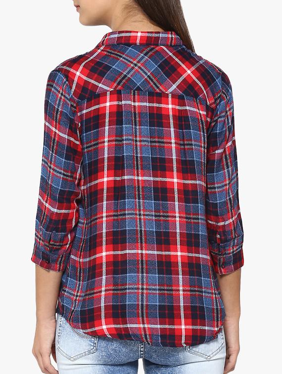 blue checkered shirt - 14954886 - Zoom Image - 3