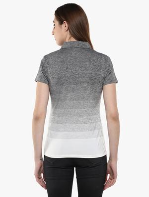 grey ombre polo neck tee - 14954957 - Standard Image - 3