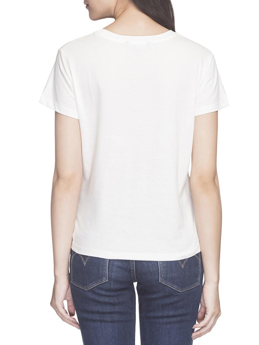 white printed casual tee - 14956372 - Zoom Image - 3