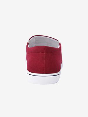 red Canvas casual slipon - 14957363 - Standard Image - 3