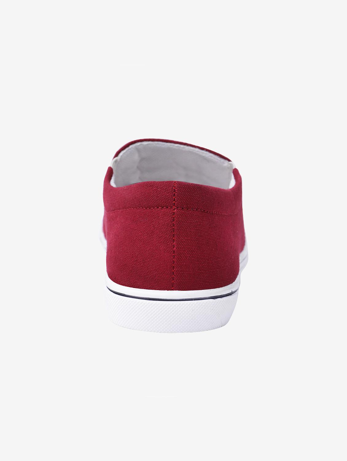 red Canvas casual slipon - 14957363 - Zoom Image - 3