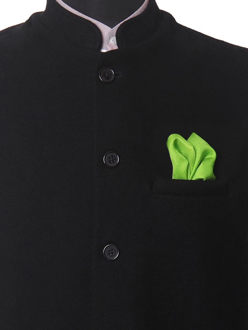 green silk pocketsquare - 14960178 - Zoom Image - 3