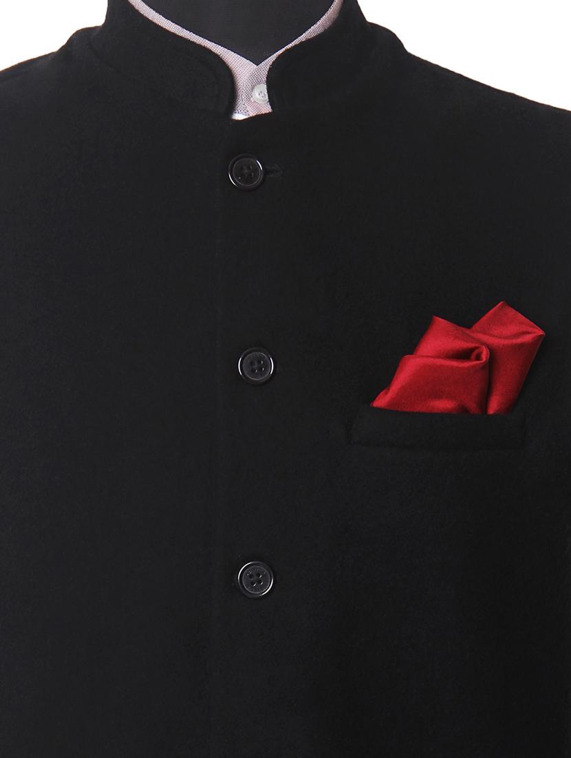 red silk pocketsquare - 14960191 - Zoom Image - 3