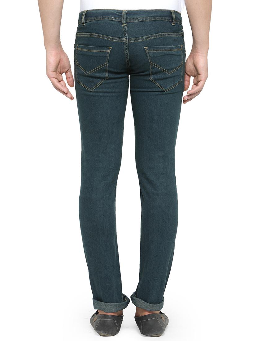 green denim plain jeans - 14961266 - Zoom Image - 3
