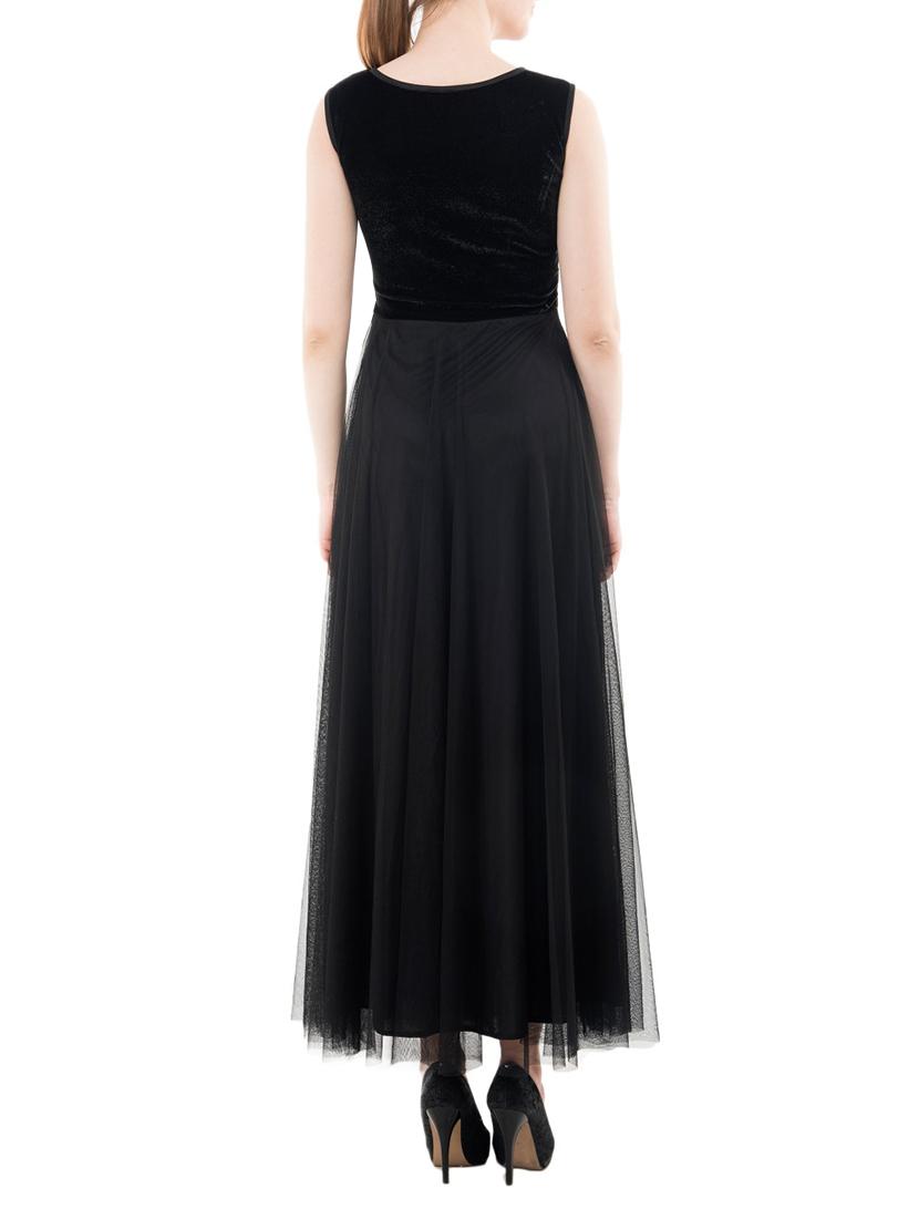 mesh panel maxi dress - 14964126 - Zoom Image - 3