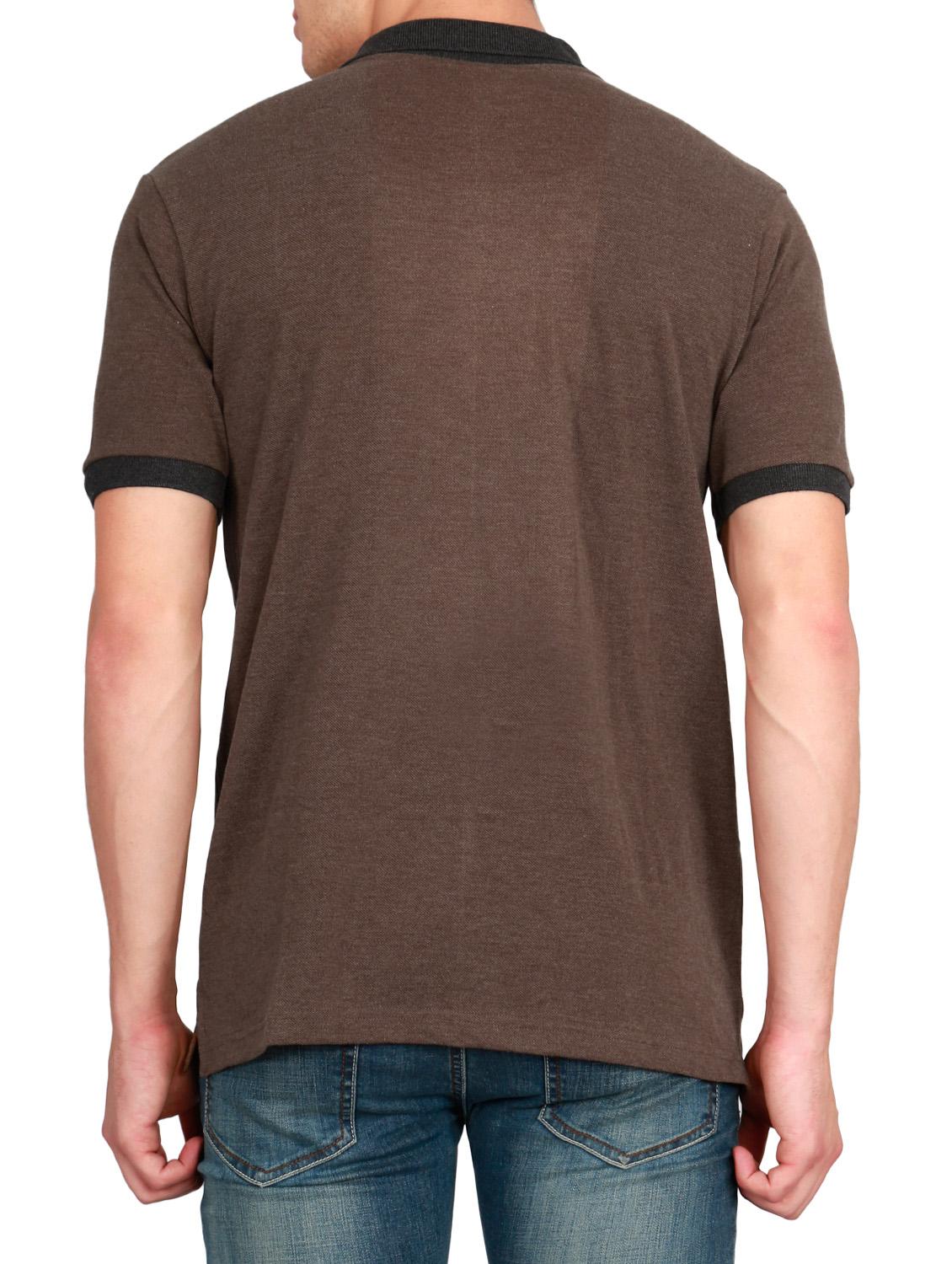 brown cotton t-shirt - 14964181 - Zoom Image - 3
