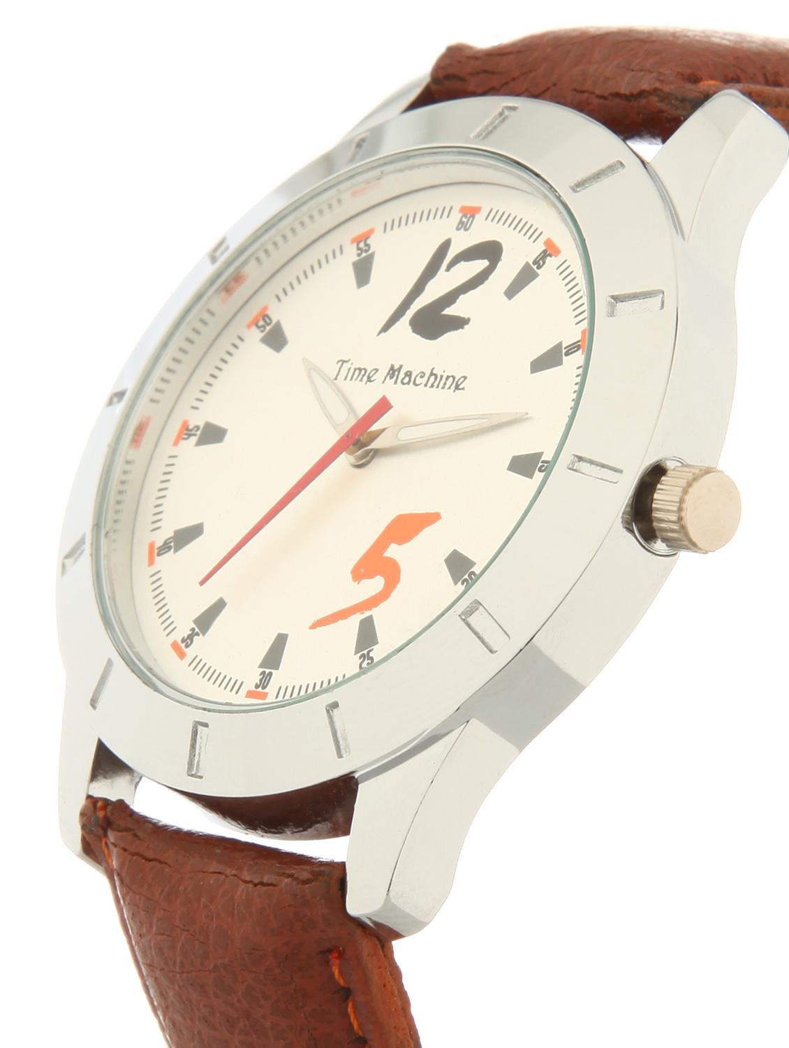 Time Machine round dial Analog Watch - 14965834 - Zoom Image - 3