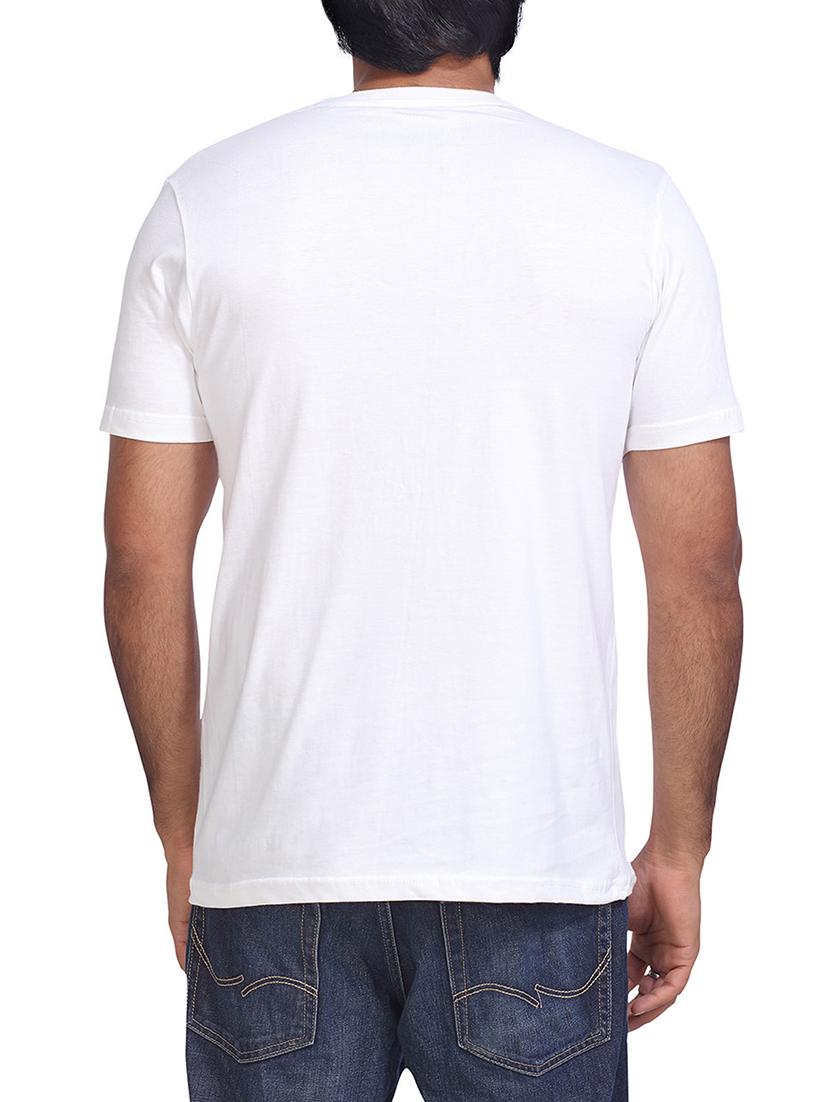 white cotton t-shirt - 14968942 - Zoom Image - 3