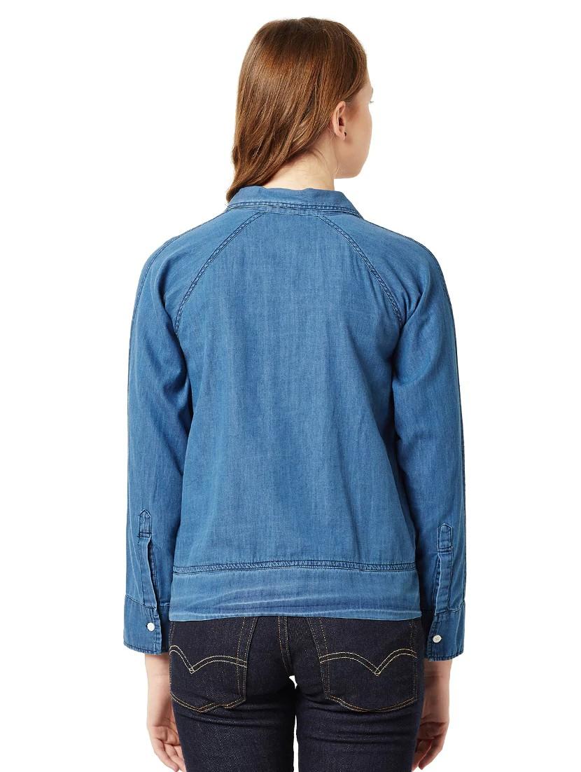 blue denim summer jacket - 14970070 - Zoom Image - 3