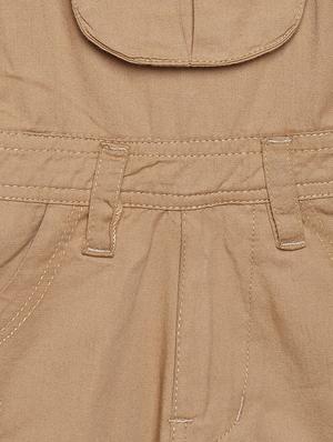 beige cotton dungaree - 14972741 - Standard Image - 3