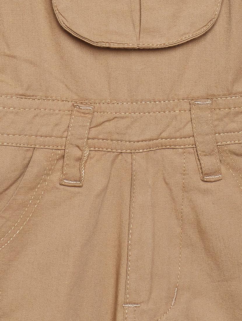 beige cotton dungaree - 14972741 - Zoom Image - 3