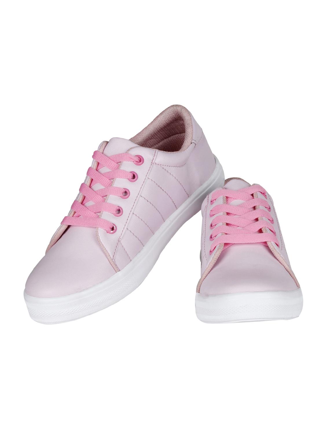 pink lace-up sneaker - 14973268 - Zoom Image - 3