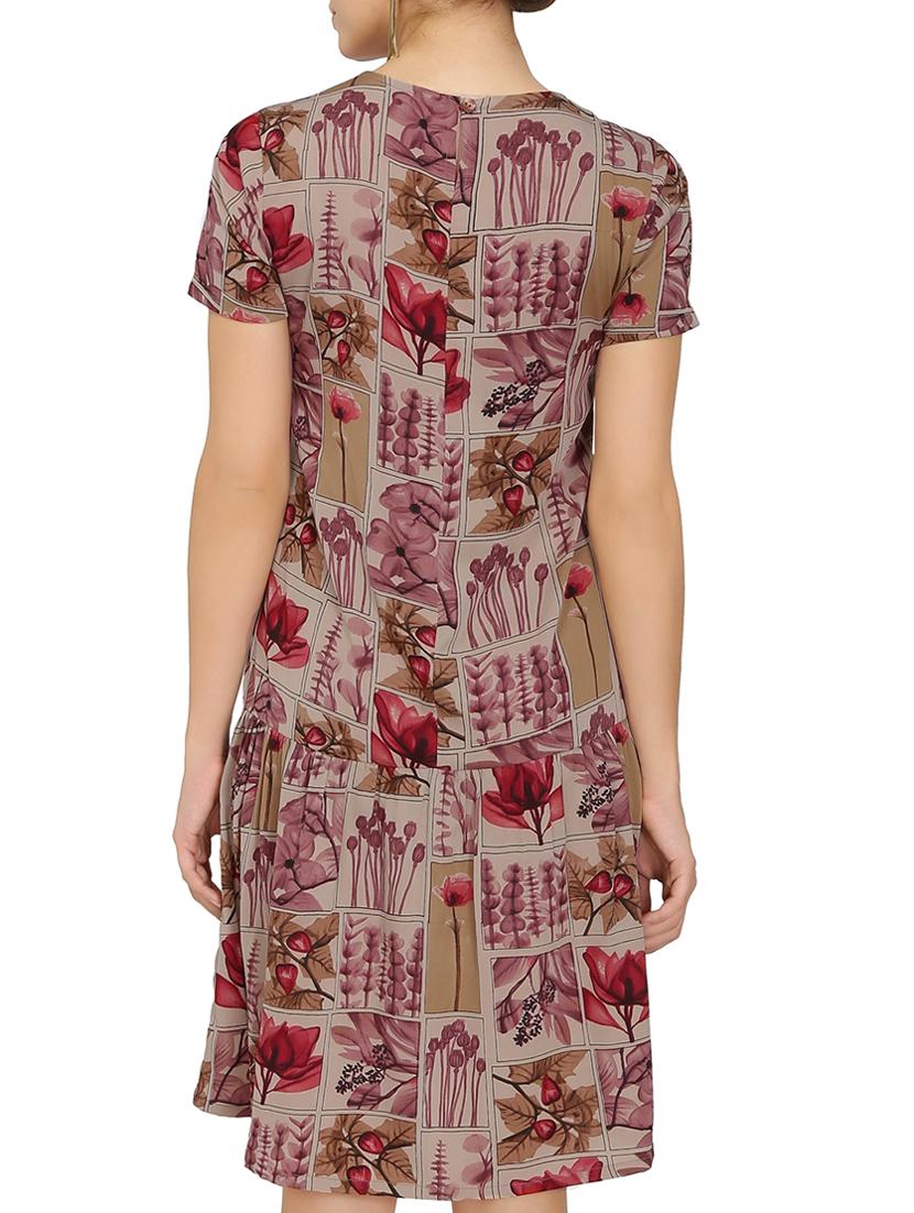 pink printed shift dress - 14979272 - Zoom Image - 3