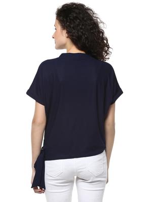 navy blue embellished top - 14980516 - Standard Image - 3