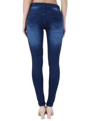 solid blue denim jeans - 14980608 - Standard Image - 3