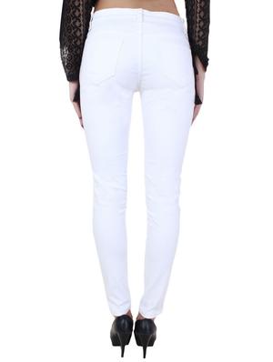 knee slit mid-rise jeans - 14980614 - Standard Image - 3