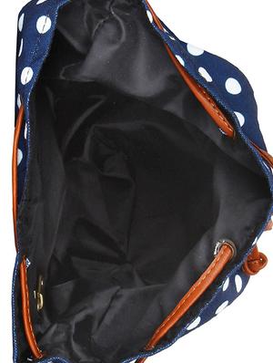 blue leatherette (pu) regular sling bag - 14980866 - Standard Image - 3
