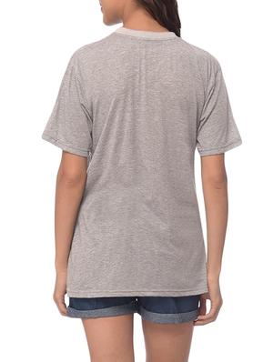 grey quirky text cotton tee - 14981455 - Standard Image - 3