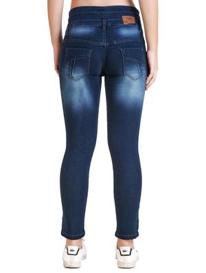 blue distressed denim jeans - 14985313 - Standard Image - 3