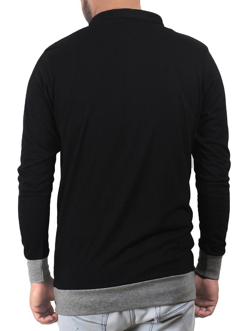 black cotton t-shirt - 14986915 - Zoom Image - 3