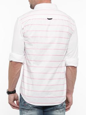 white cotton casual shirt - 14986992 - Standard Image - 3
