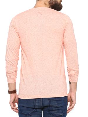 peach cotton t-shirt - 14987096 - Standard Image - 3