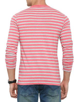 pink viscose all over print tshirt - 14987114 - Standard Image - 3