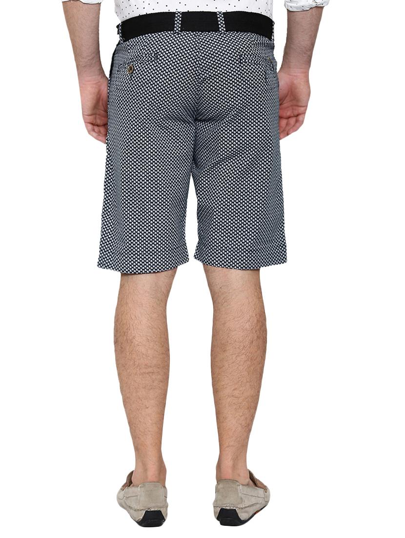 navy blue cotton shorts - 14987131 - Zoom Image - 3