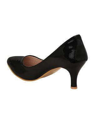 black patent slip on pumps - 14987372 - Standard Image - 3