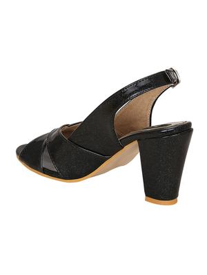 black patent back strap sandals - 14987378 - Standard Image - 3