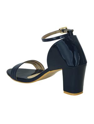 blue patent closed back sandals - 14987386 - Standard Image - 3