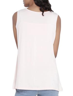 solid pink poly cotton top - 14987467 - Standard Image - 3