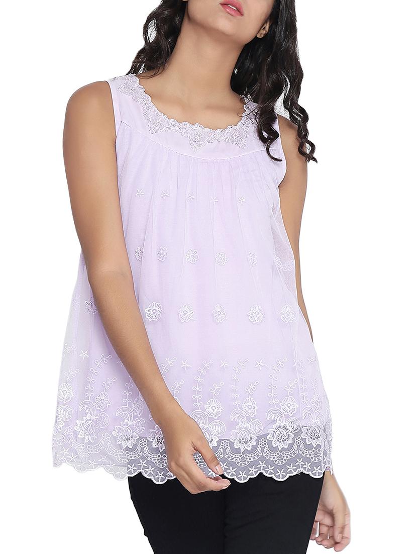 women's straight round neck top