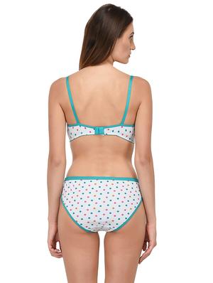 green hosery bra and panty set - 14988289 - Standard Image - 3
