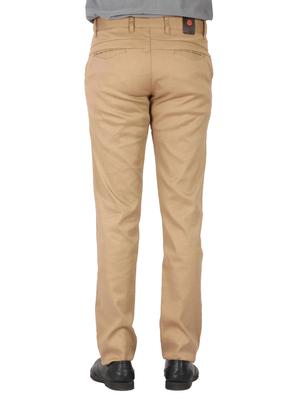 brown cotton formal trouser - 14989000 - Standard Image - 3