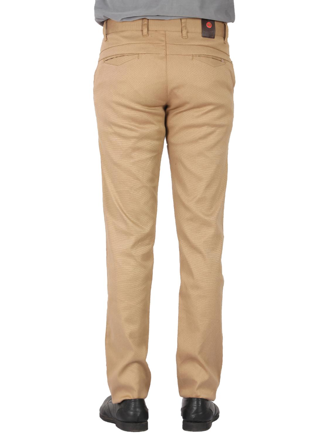 brown cotton formal trouser - 14989000 - Zoom Image - 3