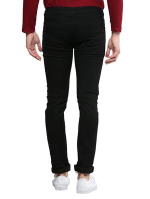black cotton plain jeans - 14989972 - Standard Image - 3