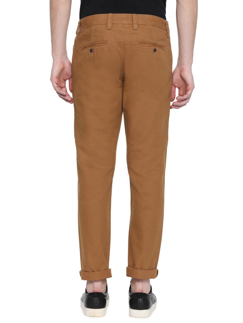 brown cotton chinos - 14991835 - Zoom Image - 3
