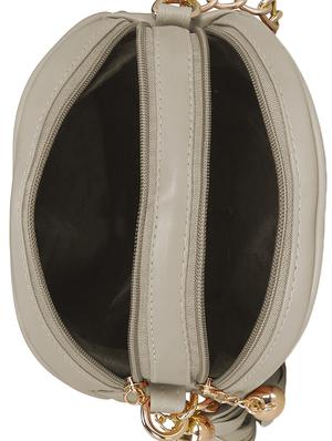 cream leatherette sling bag - 14992728 - Standard Image - 3