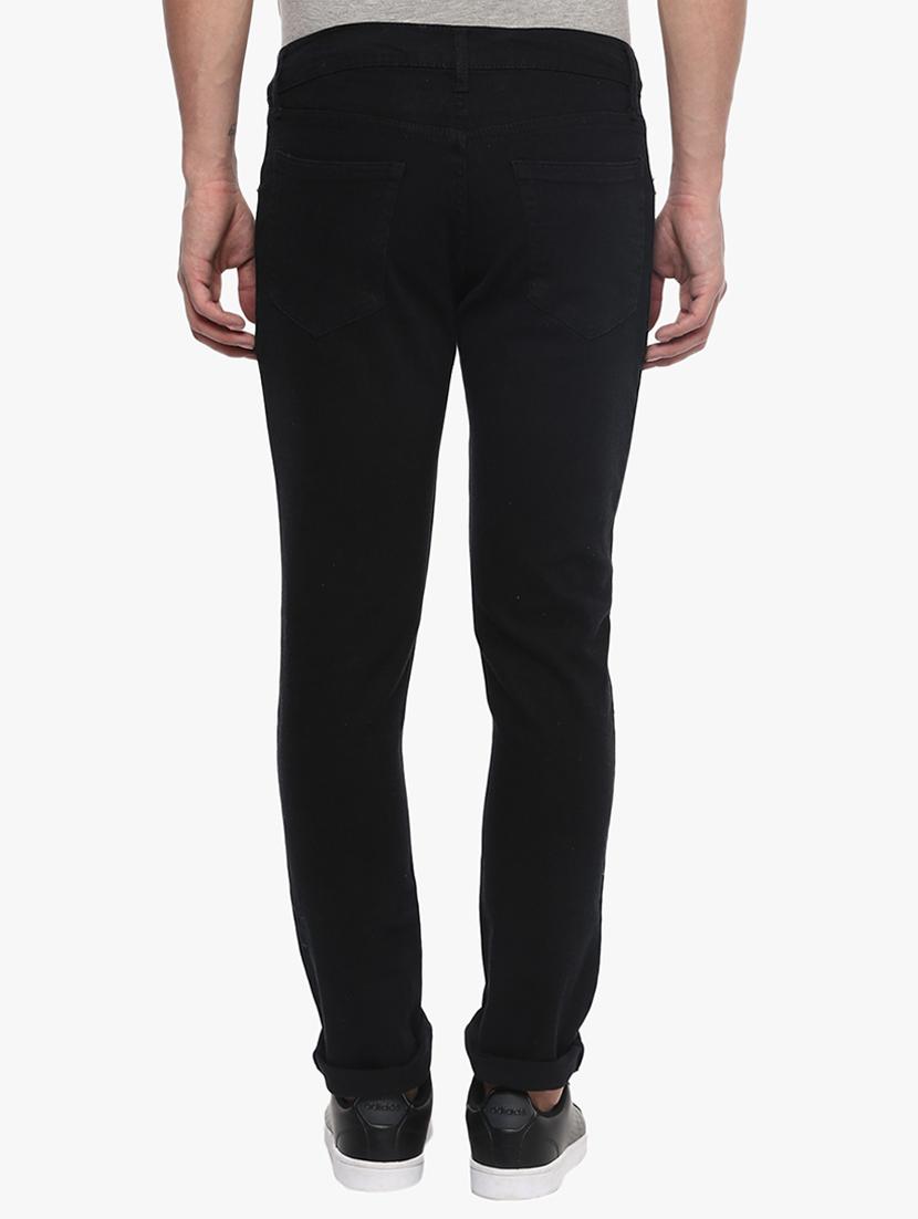 black cotton distressed jeans - 14993722 - Zoom Image - 3