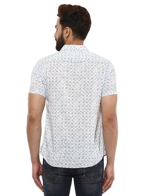 white cotton casual shirt - 14997250 - Standard Image - 3
