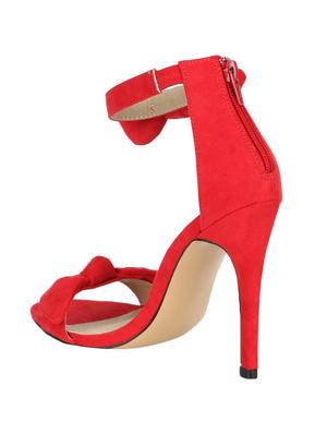 red patent leather closed back sandals - 14997642 - Standard Image - 3