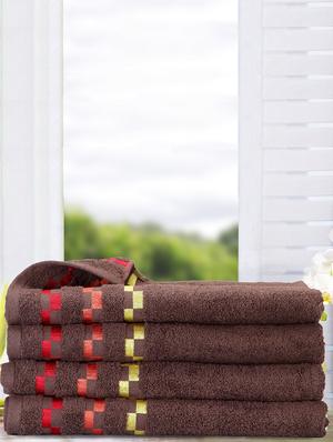 100% cotton bath towel set of 4 - 14997687 - Standard Image - 3