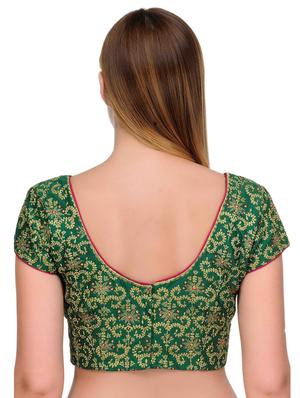 Fuchsia Designs green embroidered blouse - 14999487 - Standard Image - 3