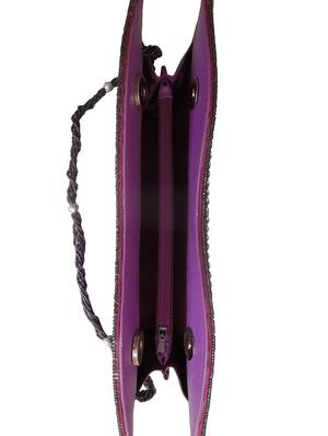 purple silk ethnic clutch - 14999887 - Standard Image - 3