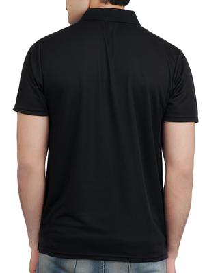 black taped polo t-shirt - 15001420 - Standard Image - 3